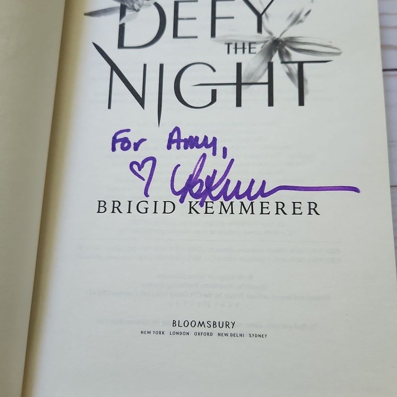 Defy the Night ☆signed☆