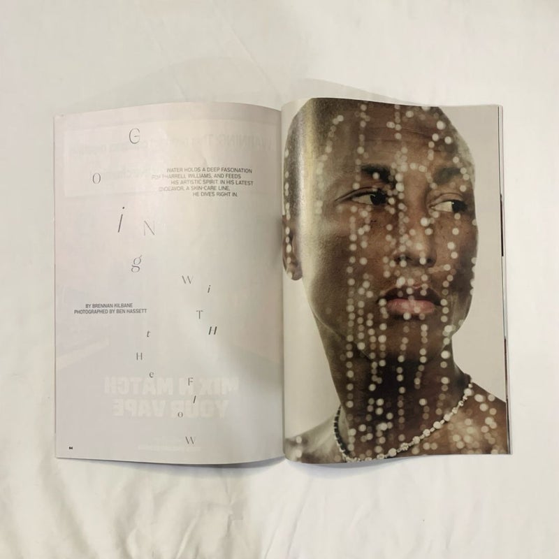 allure Pharrell “Dives into Skincare” Issue December 2020/January 2021 Magazine