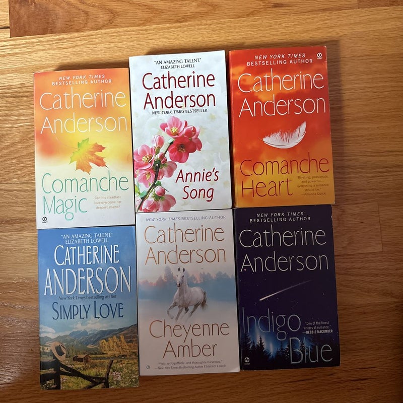 Lot of 6 paperback books - Cheyenne Amber plus 5 more 