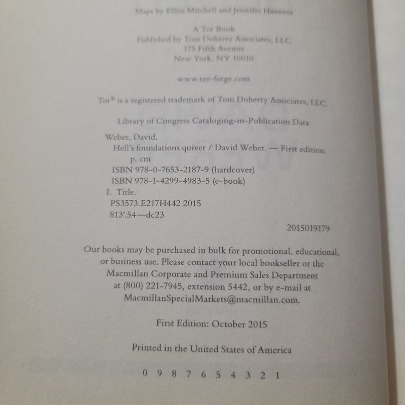 Hell's Foundations Quiver (2015 First Edition)