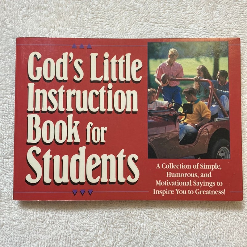 God's Little Instruction Book for Students