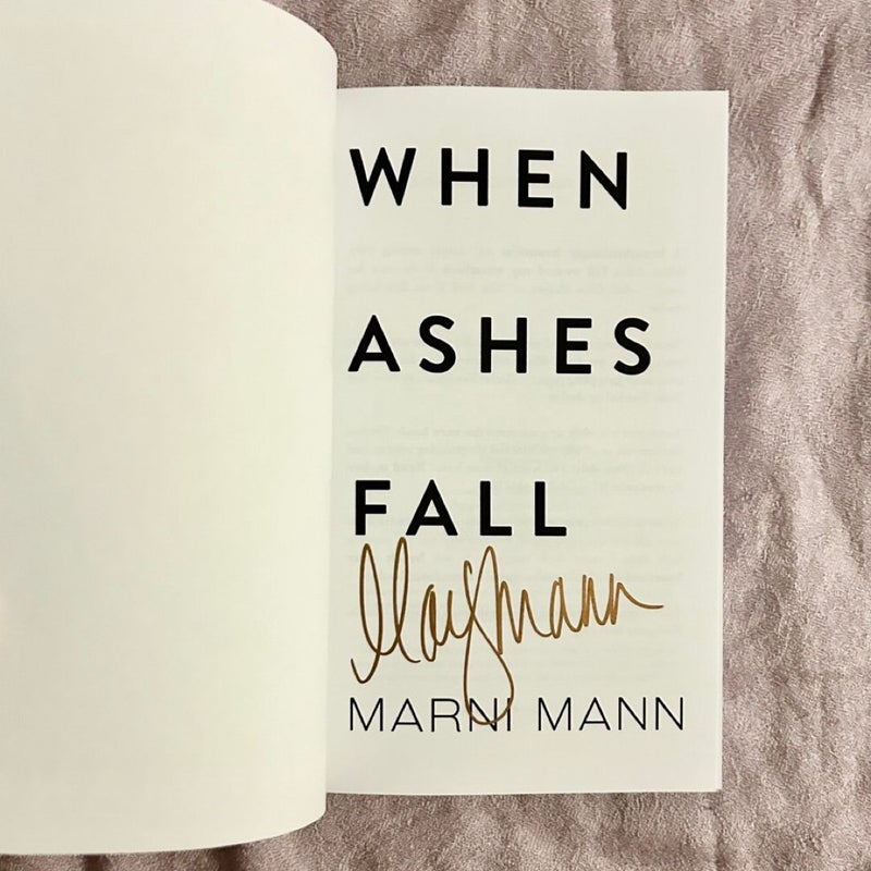 When Ashes Fall (Signed)