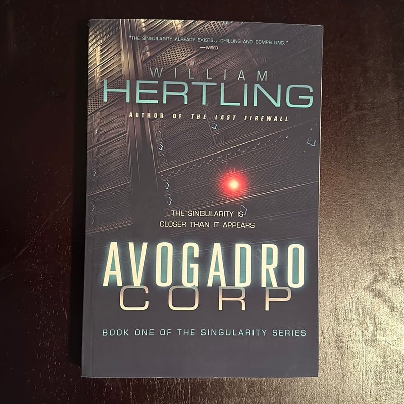 Avogadro Corp, Singularity Series book 1