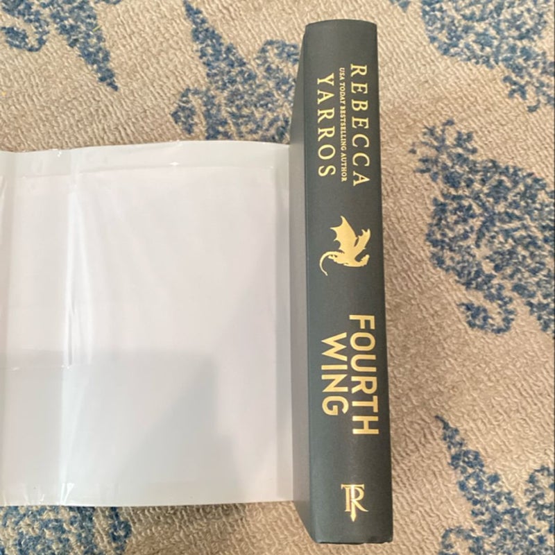 Signed - First Edition Fourth Wing with Sprayed Edges