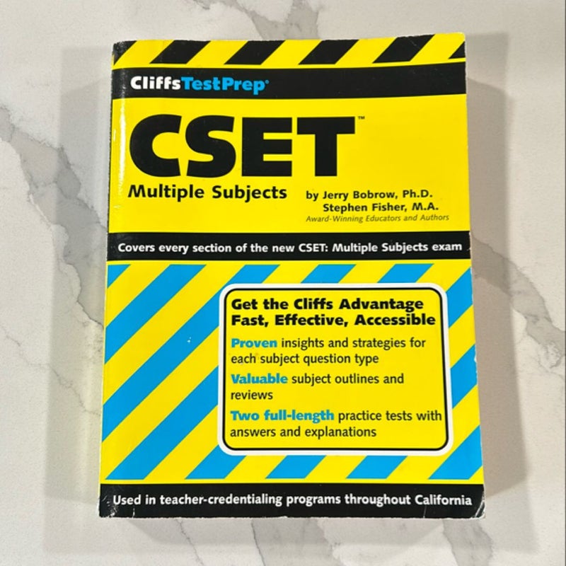 CliffsTestPrep CSET