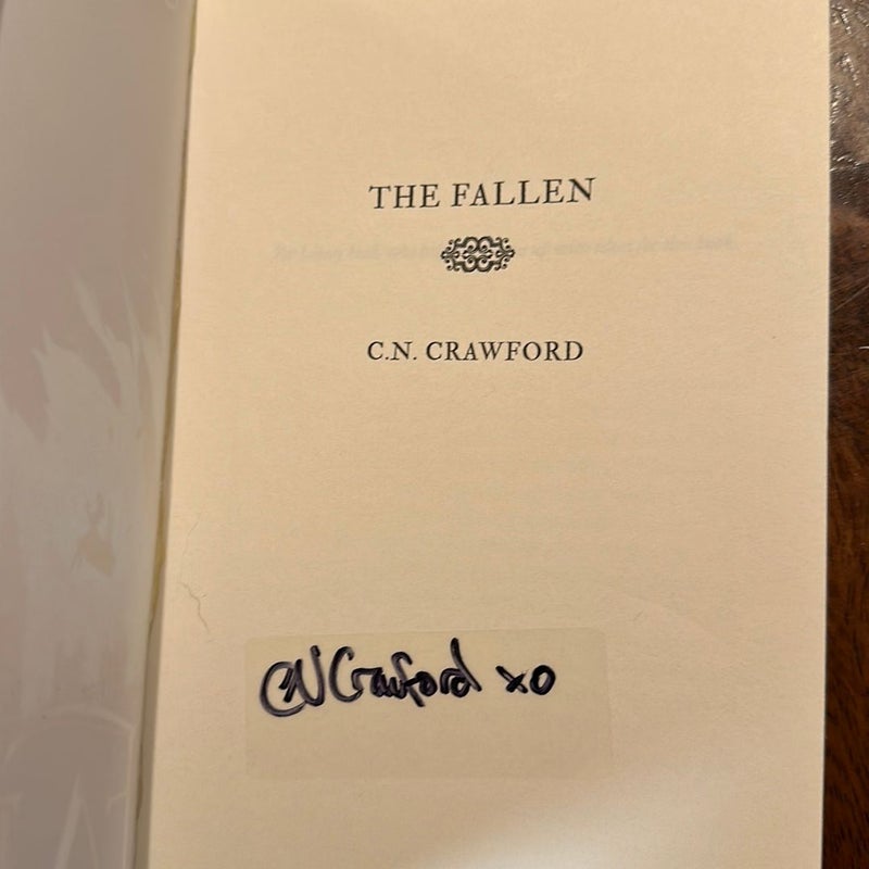 The Fallen - Signed bookplate