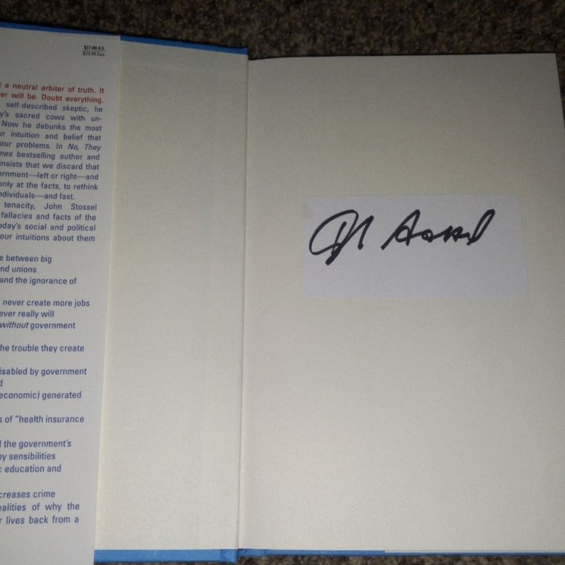 Signed Copy! No, They Can't