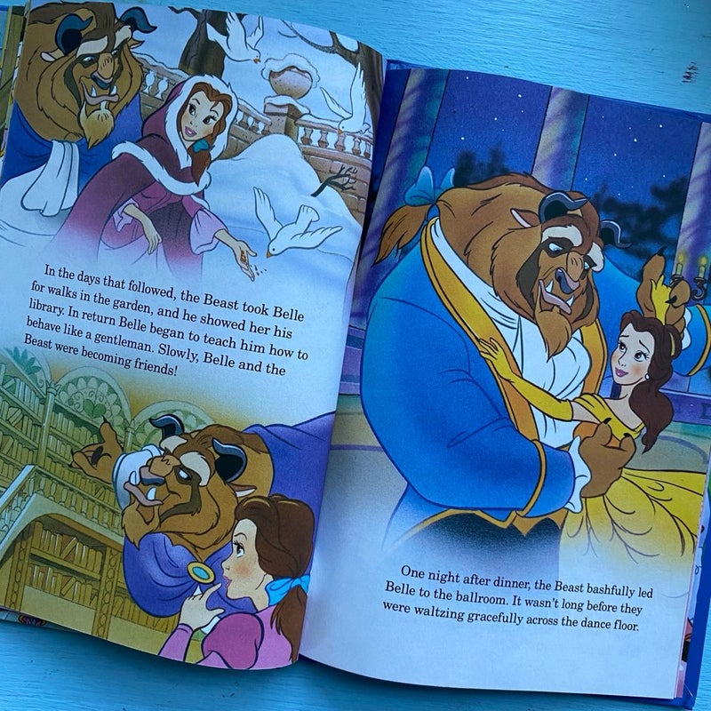 Y2K Vintage Disney Beauty and the Beast Picture Book