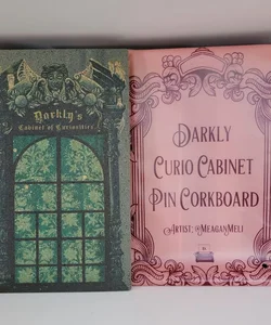 Bookish Box Darkly Curio Cabinet Pin Corkboard