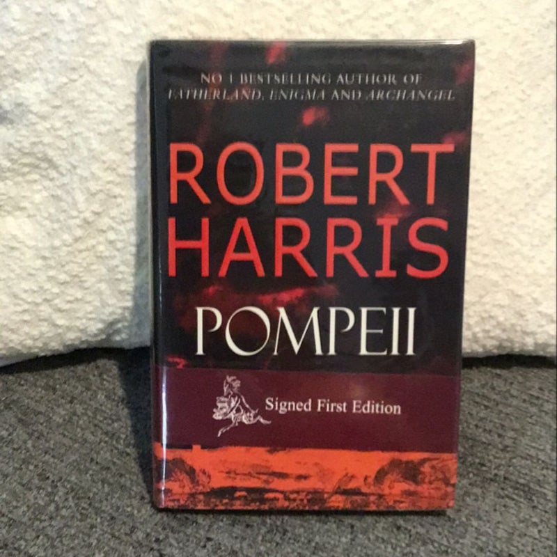 Pompeii SIGNED FIRST  EDITION 