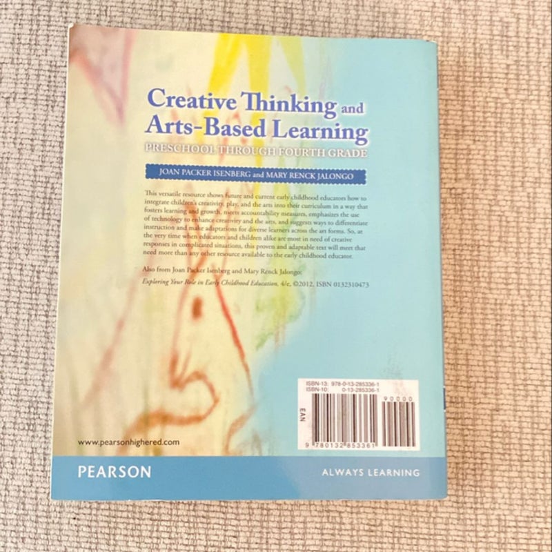 Creative Thinking and Arts-Based Learning