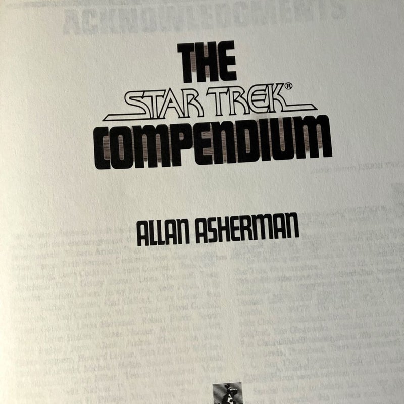 The Star Trek Compendium by Allan Asherman