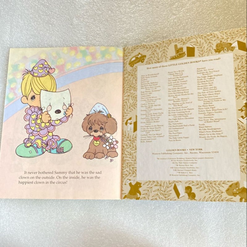 A Little Golden Book Precious Moments "Put on a Happy Face"