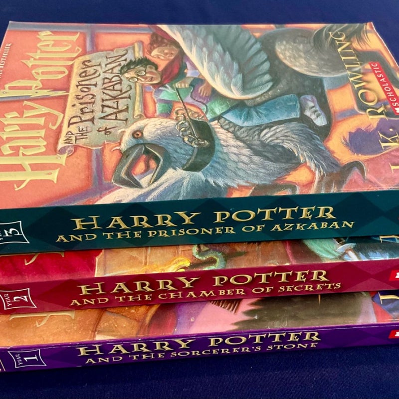 Harry Potter Soft Cover Bundle Books 1, 2, 3