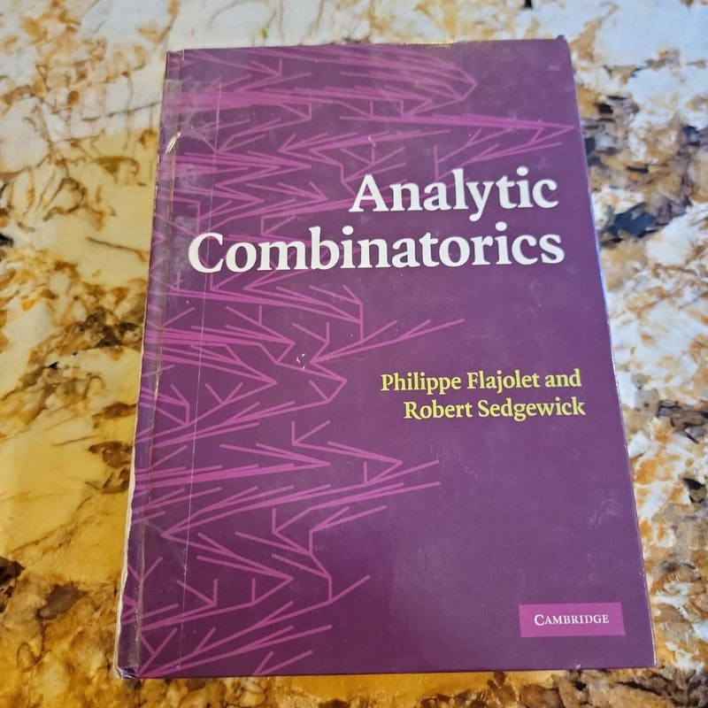 Analytic Combinatorics