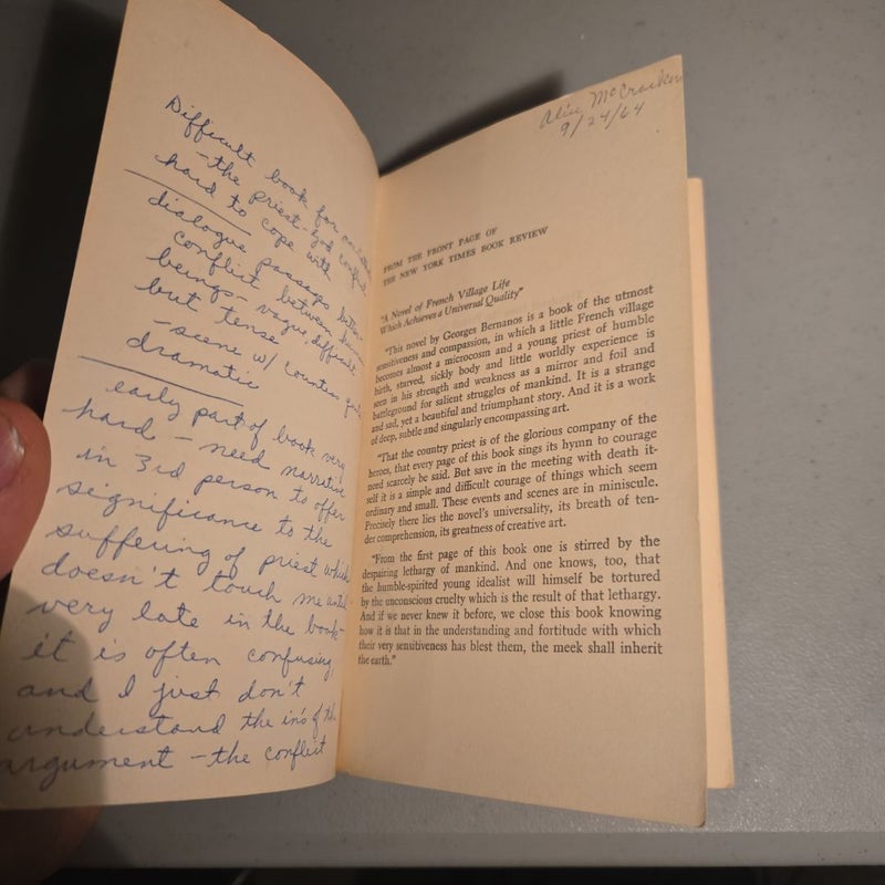 The Diary Of A Country Priest