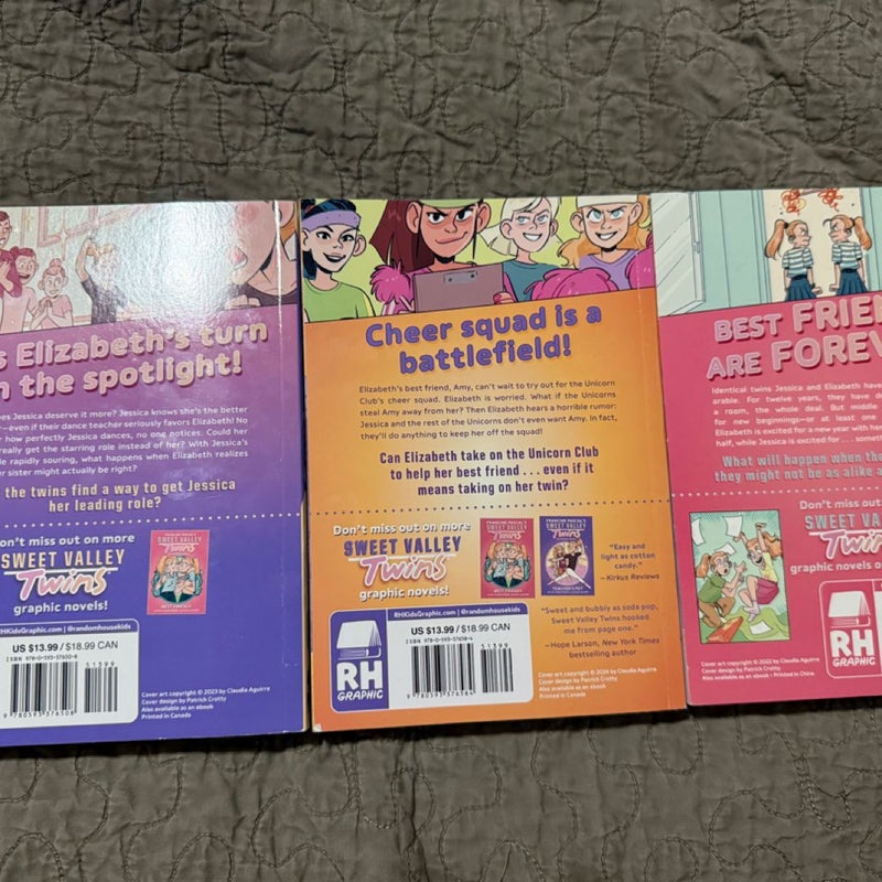 Sweet Valley High Graphic novels 1-3