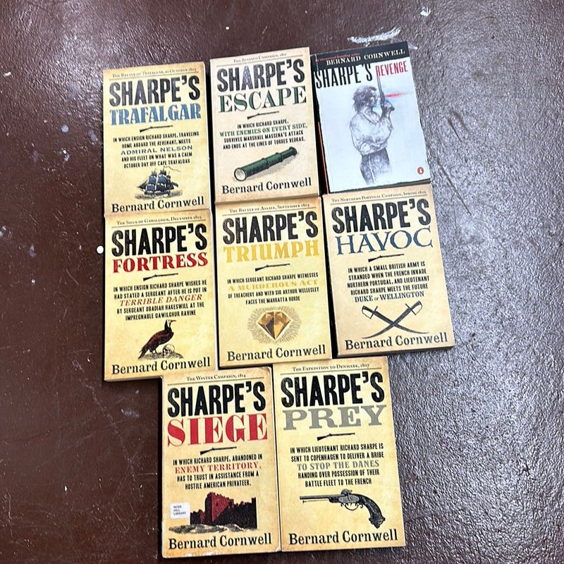 Lot of 5 Sharpe's paperbacks - Revenge (#10), plus 4 more 