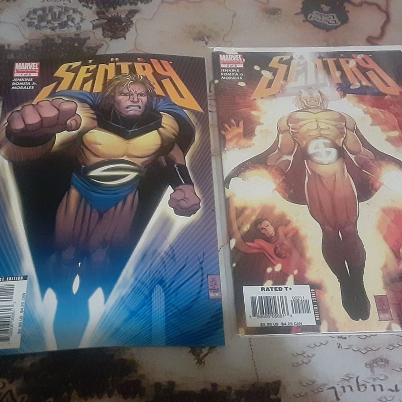 The Sentry Marvel Comics Lot 1,2,3,4,5,6,7,8 2005