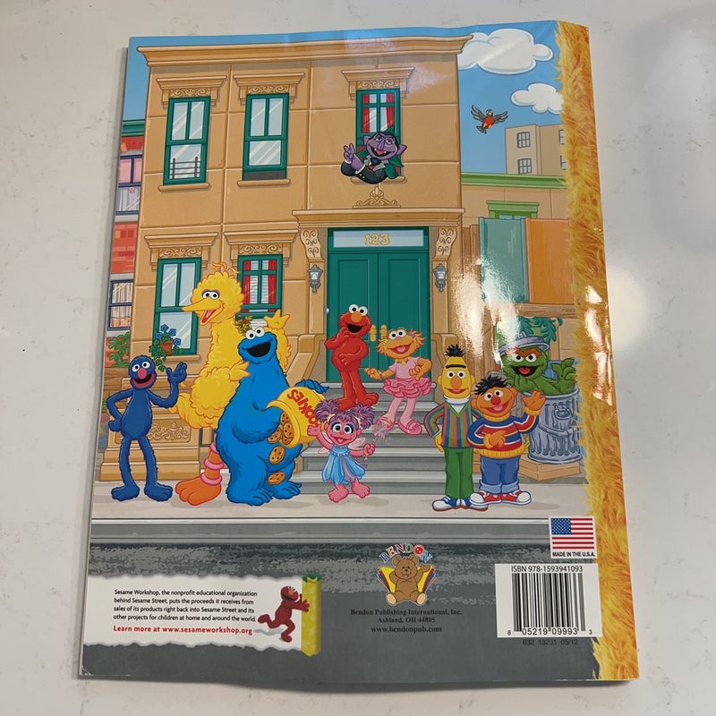 Sesame Street Jumbo Coloring and Activity Book - Animals All Around by