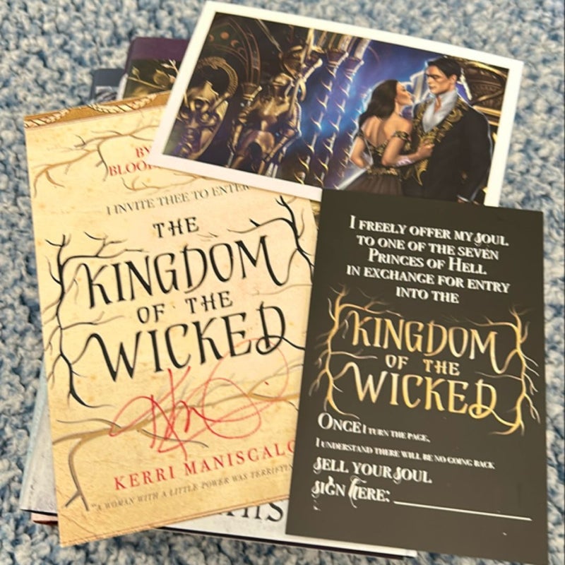 Barnes and Noble exclusive Kingdom of the Wicked trilogy