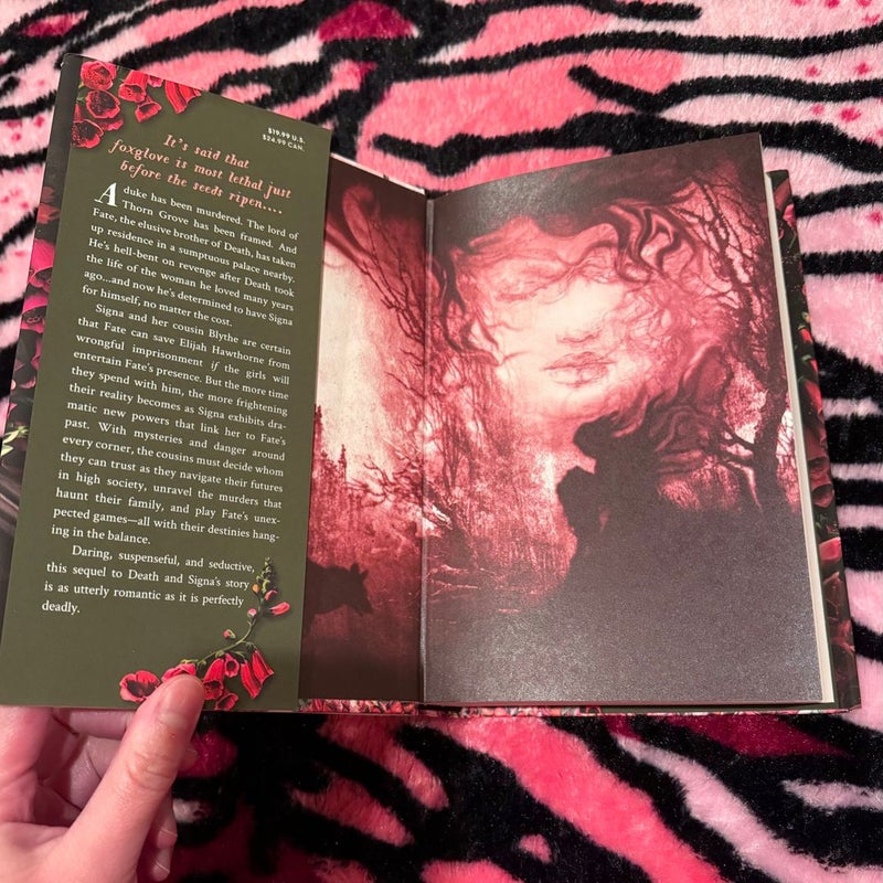 **ON HOLD** Foxglove *OOP First Edition* WHITE Hidden Special Cover with pink end pages