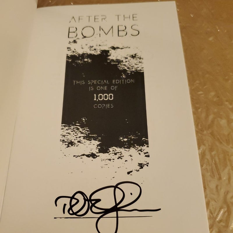 After The Bombs Chapbook Autographed Only 1000 Made