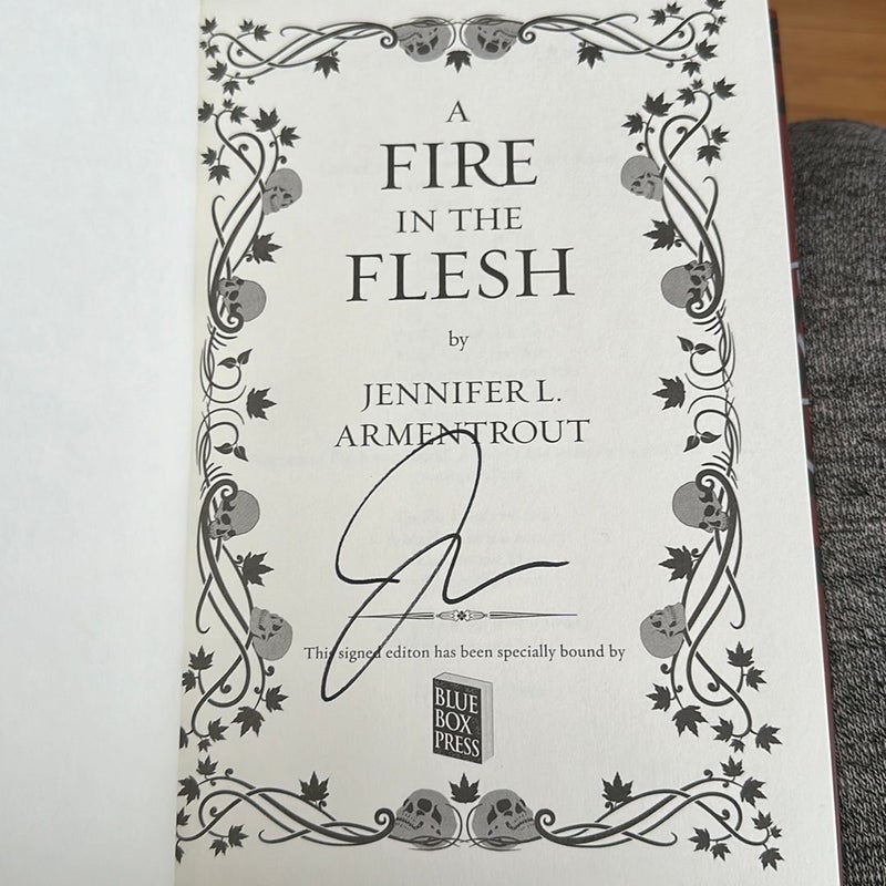 SIGNED BN A Fire in the Flesh