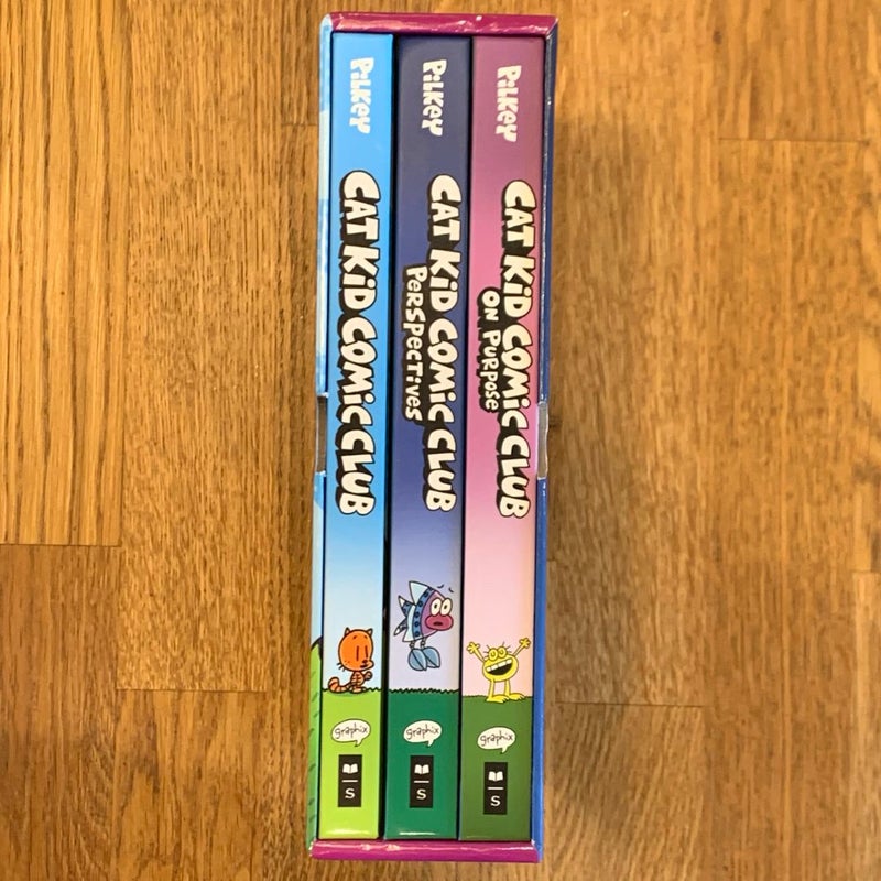 The Cat Kid Comic Club Collection: from the Creator of Dog Man (Cat Kid Comic Club #1-3 Boxed Set)