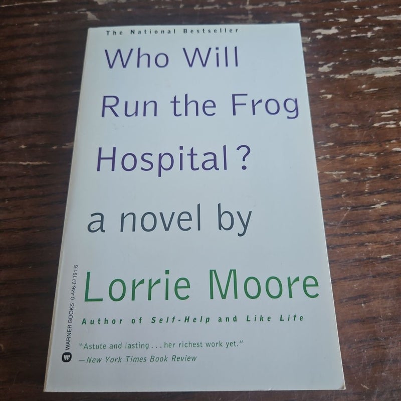 Who Will Run the Frog Hospital?