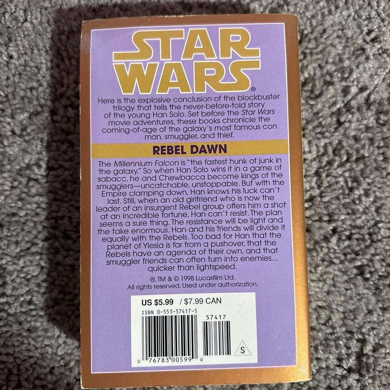 Star Wars Set of 6 Han Solo Books