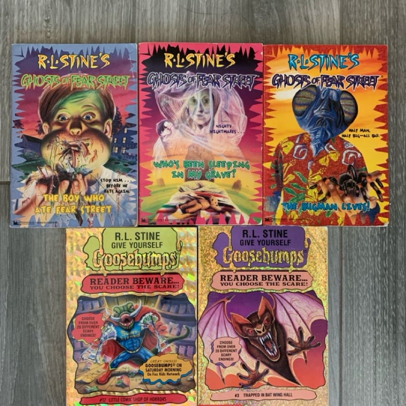 Vintage Goosebumps: Reader Beware, Ghosts Of Fear Street, 90s Teen Horror, R.L. Stine 