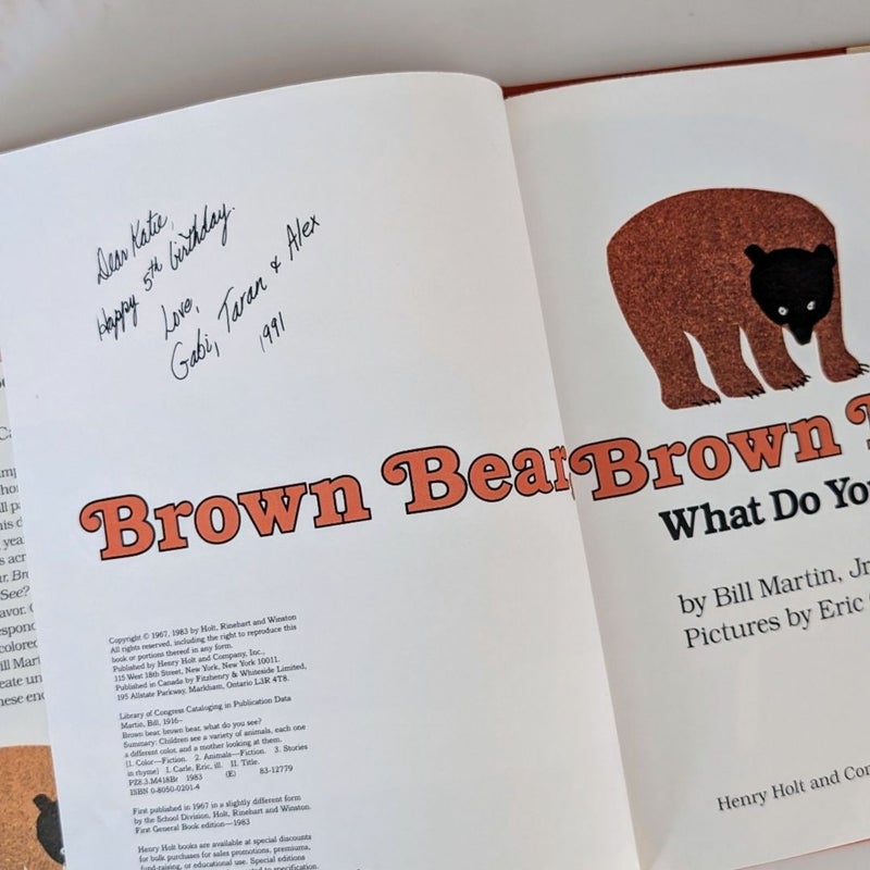 Brown Bear, Brown Bear, What Do You See? 