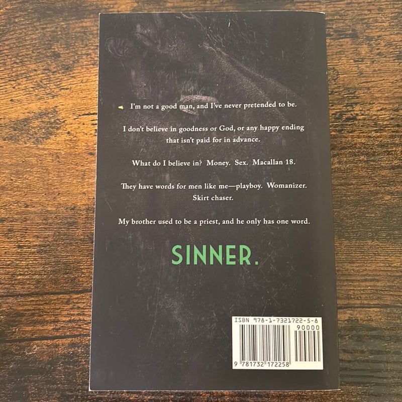 Sinner with SIGNED book plate 