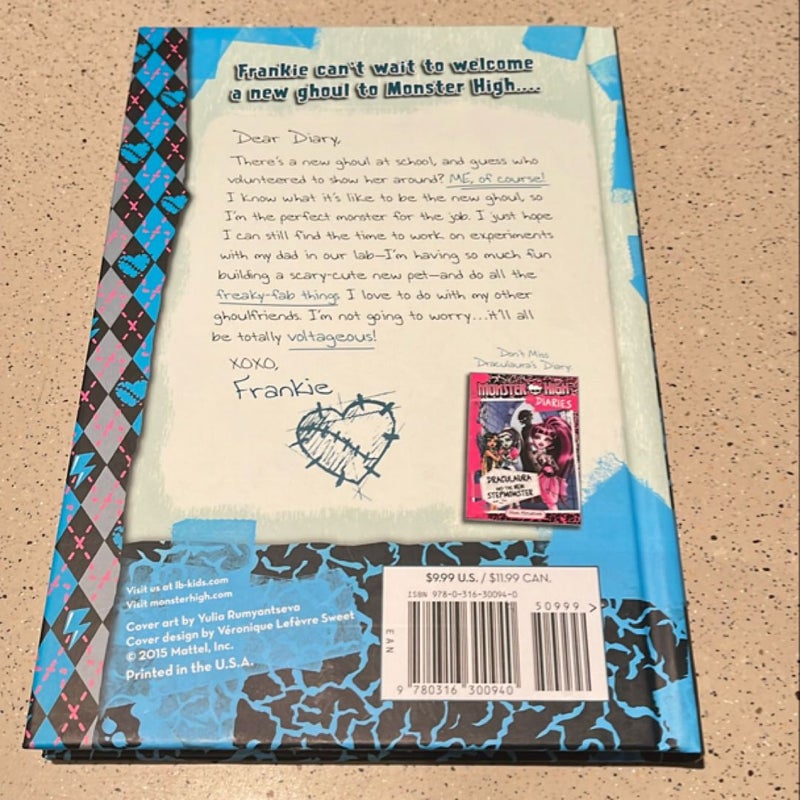 Monster High Diaries: Frankie Stein and the New Ghoul in School