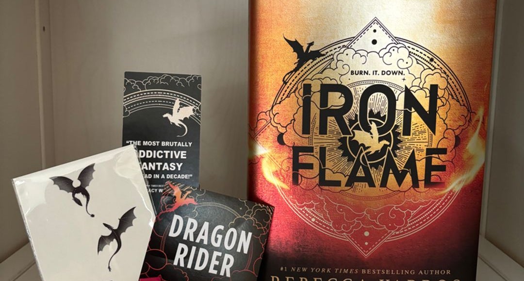 Iron Flame Signed by Rebecca Yarros, Hardcover