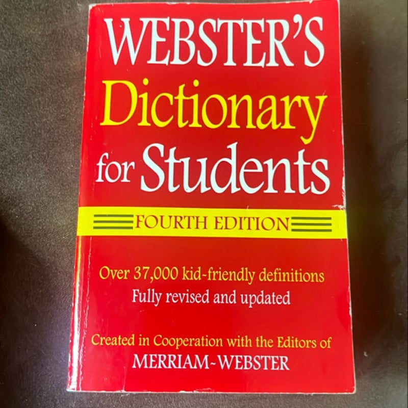 Webster's Dictionary for Students, Fourth Edition