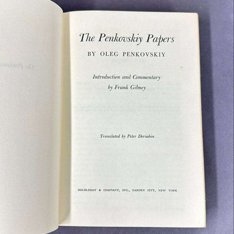 The Penknovskiy Papers