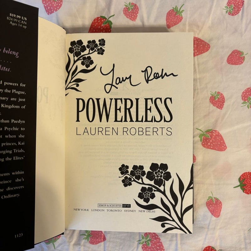 *SIGNED* Powerless