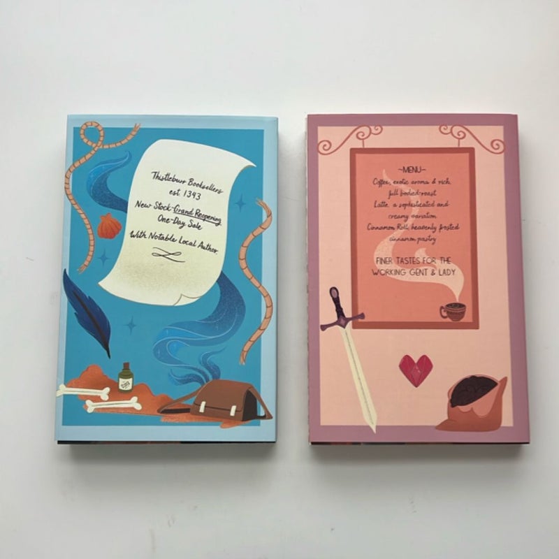 *Signed Dazzling Bookish Edition* Legends and Lattes + Bookshops and Bonedust