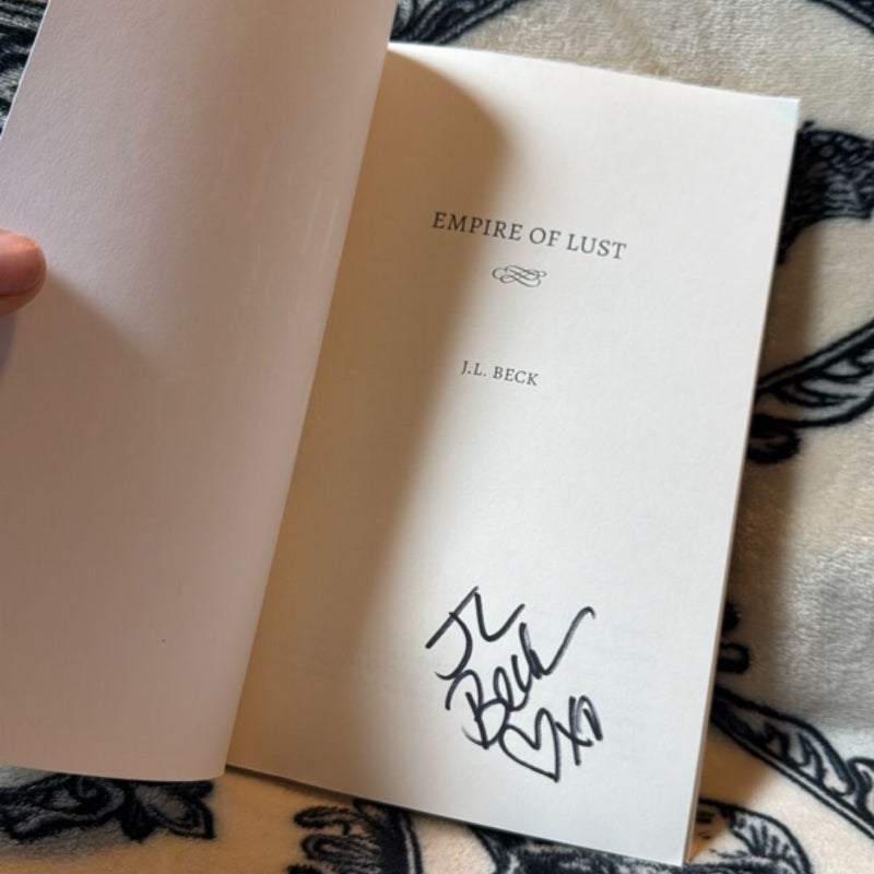 Empire of Lust: a Dark Billionaire Romance (SIGNED)