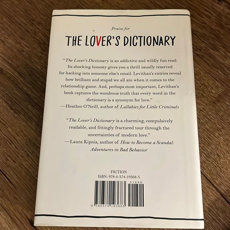 The Lover's Dictionary