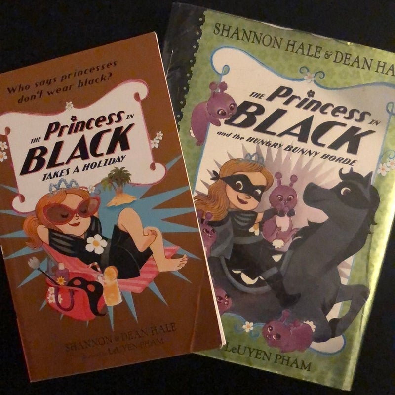 Set of 2 books including The Princess in Black and the Hungry Bunny Horde