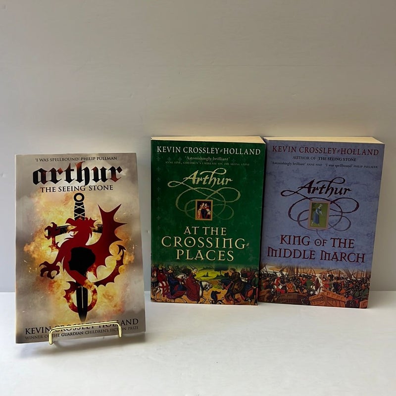 The Arthur Trilogy (COMPLETE -UK Edition) Bundle: The Seeing Stone, At Crossing Places, & King of the Middle March 