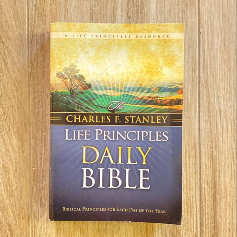 The Charles F. Stanley Life Principles Bible