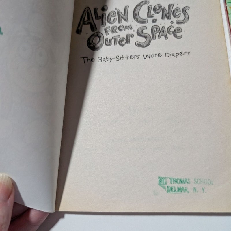 Lot of 3 Alien Clones From Outer Space Books
