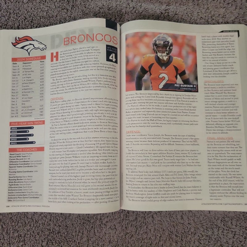 Athlon Sports 2024 NFL Preview