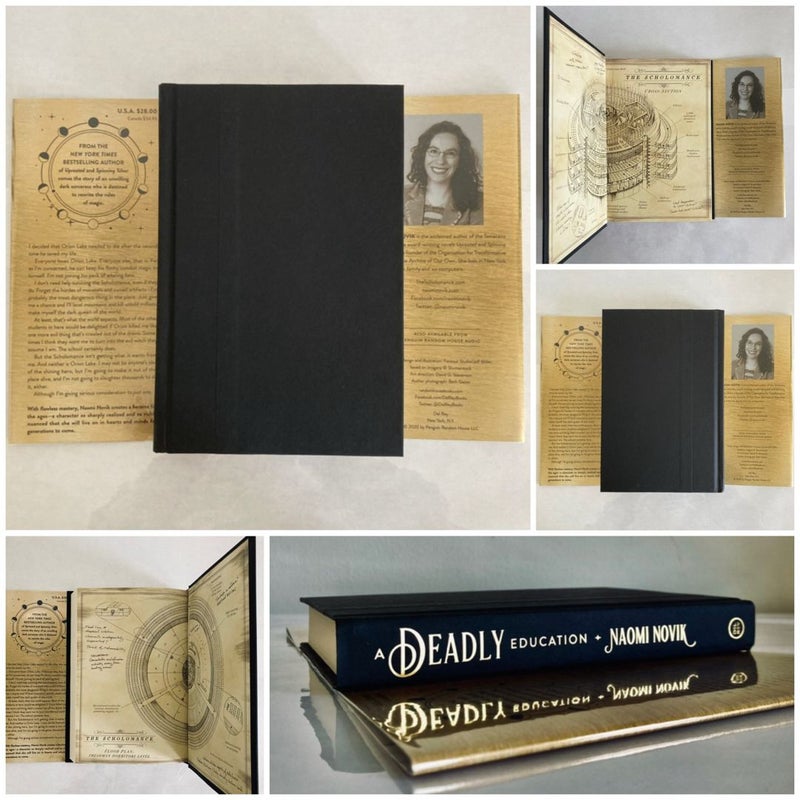The Scholomance Series: Books 1-3 w/ Student Handbook Barnes & Noble SIGNED First Edition Set