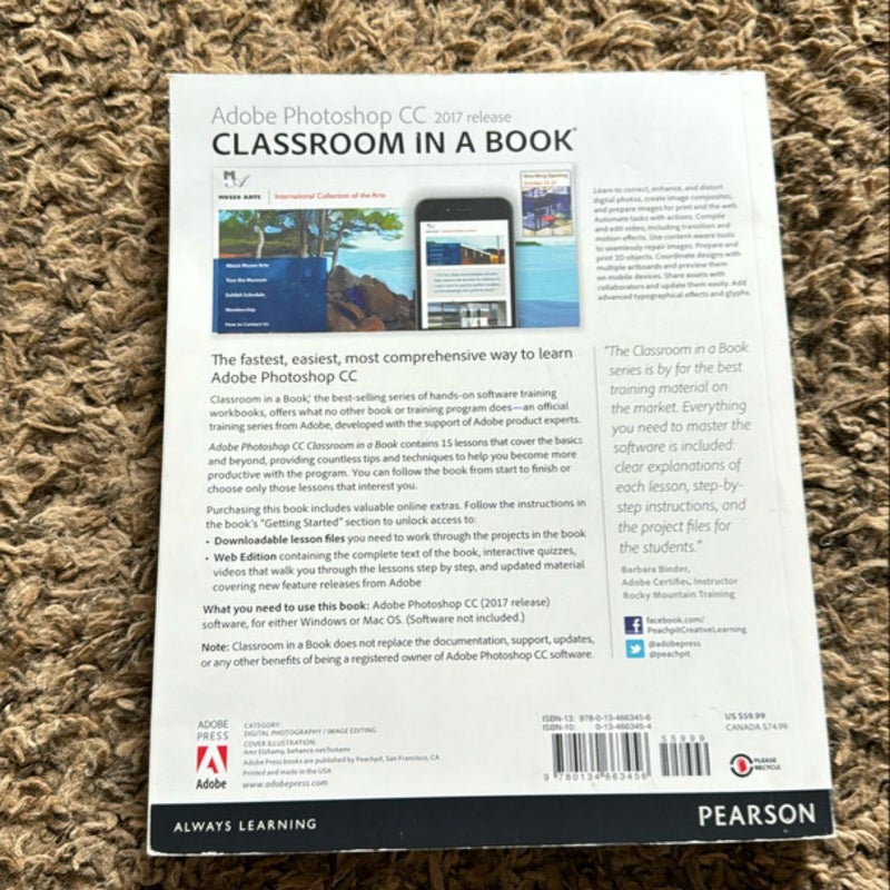 Adobe Photoshop CC Classroom in a Book (2017 Release)