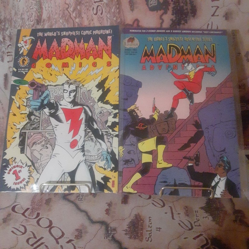 Mike & Laura Allred Madman Comic Lot Tundra #3 / Dark Horse 1